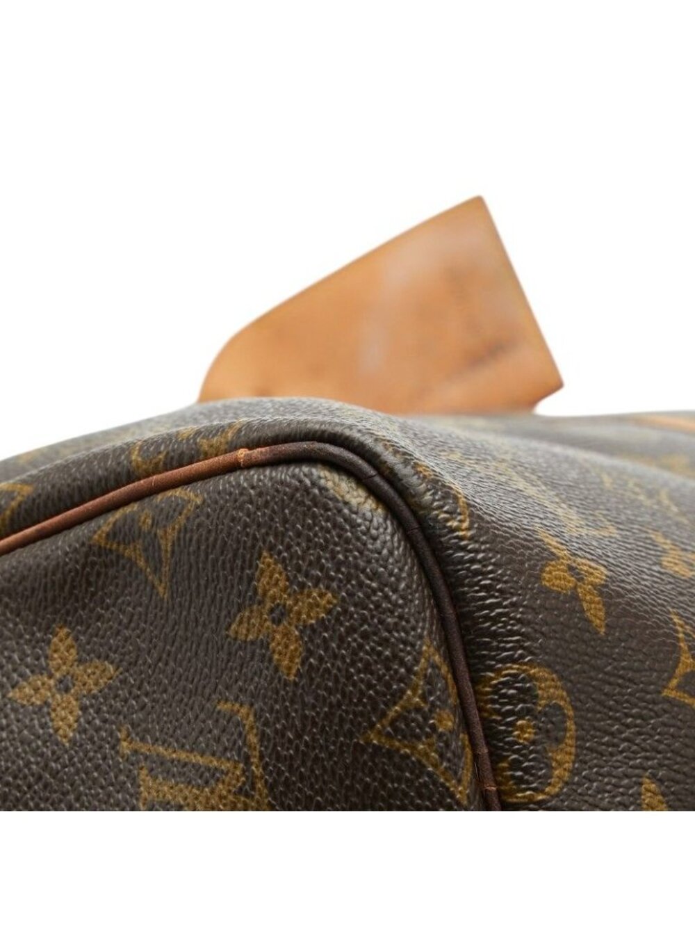 Louis Vuitton Monogram Keepall Bandouliere 55 Boston Bag 2-Way Brown Leather - Picture 4 of 10